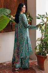 N-402 - 3PC Luxury Lawn Collection Rangrez By Ramsha